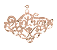 14K or 18K Gold Mother Pendant