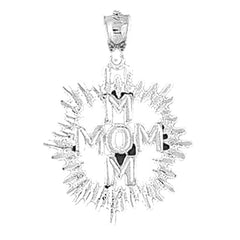 14K or 18K Gold Mom Pendant