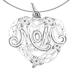 14K or 18K Gold Mom Pendant