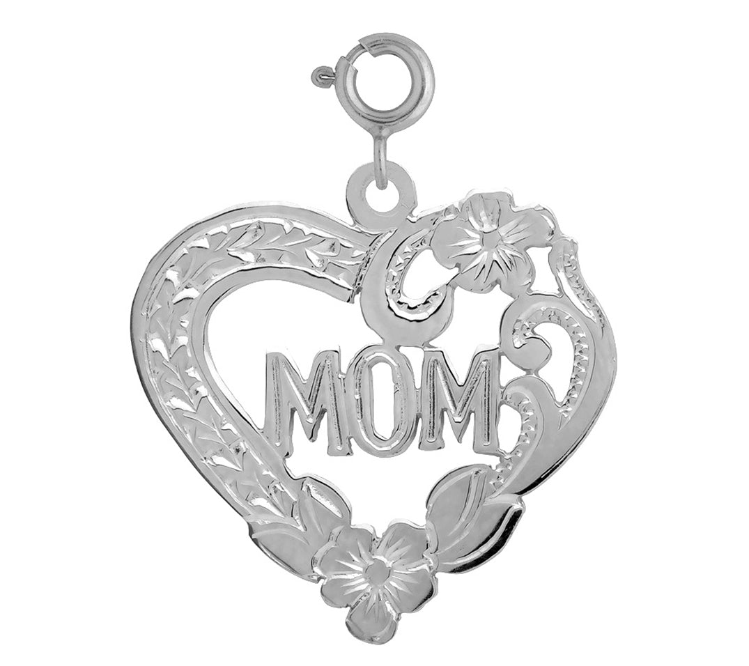 14K or 18K Gold Mom Pendant
