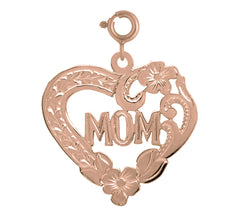 14K or 18K Gold Mom Pendant
