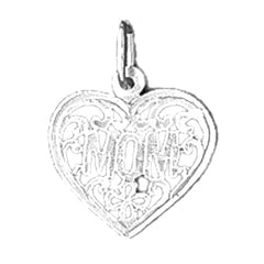 14K or 18K Gold Mom Pendant