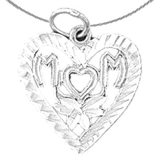 Colgante de mamá de oro de 14 quilates o 18 quilates