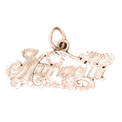 14K or 18K Gold Mamacita Pendant