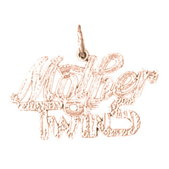 14K or 18K Gold Mother Of Twins Pendant