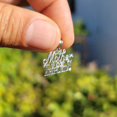 14K or 18K Gold Mother Of Triplets Pendant