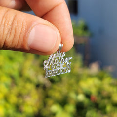 14K or 18K Gold Mother Of Triplets Pendant