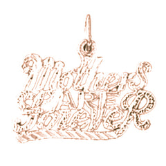 14K or 18K Gold Mothers Are Forever Pendant