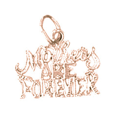 14K or 18K Gold Mothers Are Forever Pendant