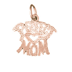 14K or 18K Gold Perfect Mom Pendant