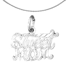 14K or 18K Gold Sweet Mom Pendant