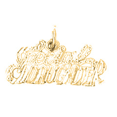 14K or 18K Gold Special Daughter Pendant