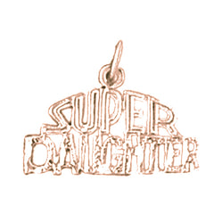 14K or 18K Gold Super Daughter Pendant