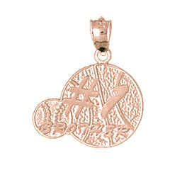 14K or 18K Gold #1 Brother Pendant
