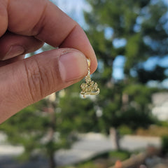 14K or 18K Gold #1 Brother Pendant