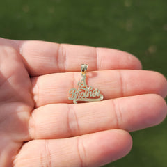 14K or 18K Gold #1 Brother Pendant