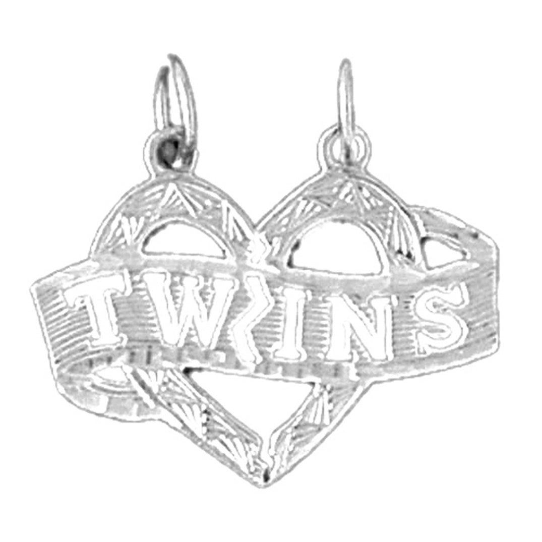 14K or 18K Gold Twins Pendant