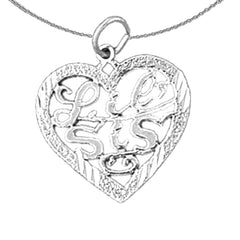 14K or 18K Gold Lil Sis Pendant