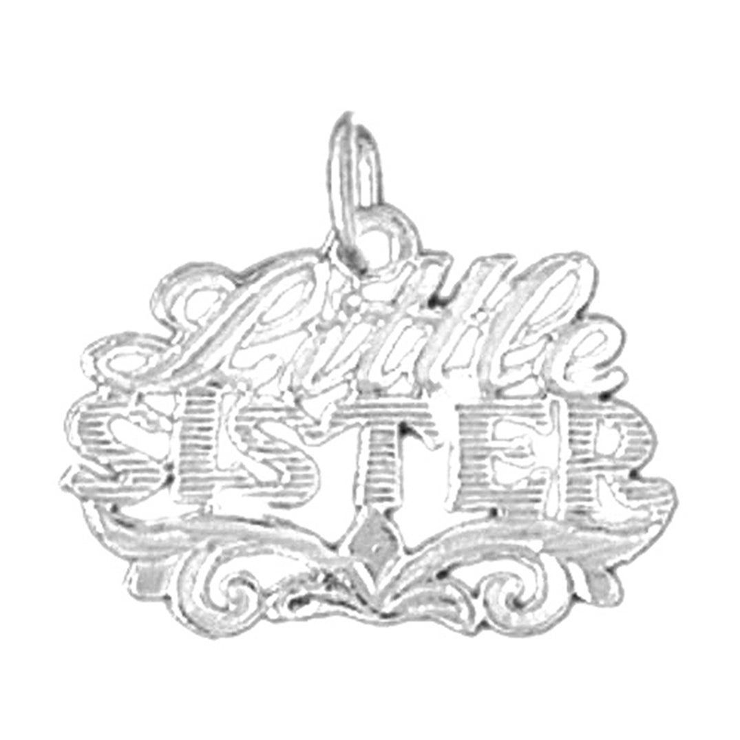 14K or 18K Gold Little Sister Pendant