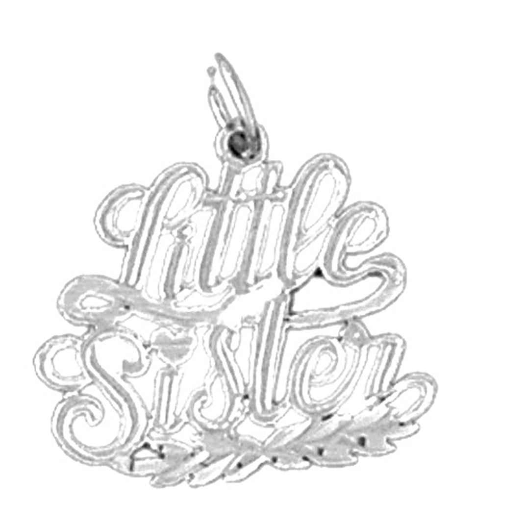 14K or 18K Gold Little Sister Pendant
