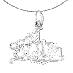 14K or 18K Gold #1 Sister Pendant