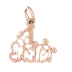 14K or 18K Gold #1 Sister Pendant