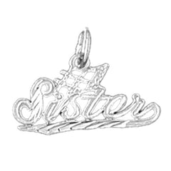 14K or 18K Gold #1 Sister Pendant