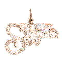 14K or 18K Gold Special Sister Pendant