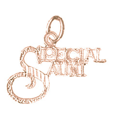 14K or 18K Gold Special Aunt Pendant