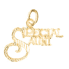 14K or 18K Gold Special Aunt Pendant