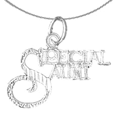 14K oder 18K Gold Besonderer Tante Anhänger