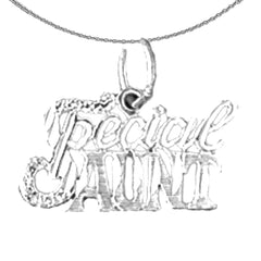 14K oder 18K Gold Besonderer Tante Anhänger