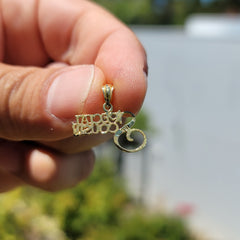 14K oder 18K Gold Besonderer Cousin-Anhänger