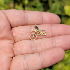 14K oder 18K Gold Besonderer Cousin-Anhänger