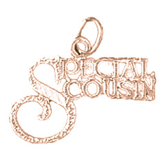 14K or 18K Gold Special Cousin Pendant