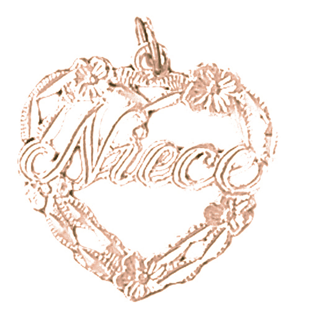 14K or 18K Gold Niece Pendant