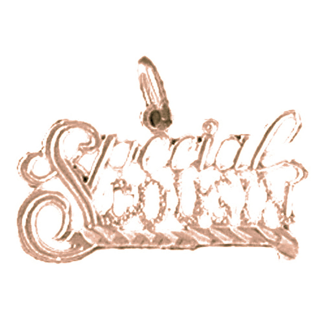 14K or 18K Gold Special Cousin Pendant