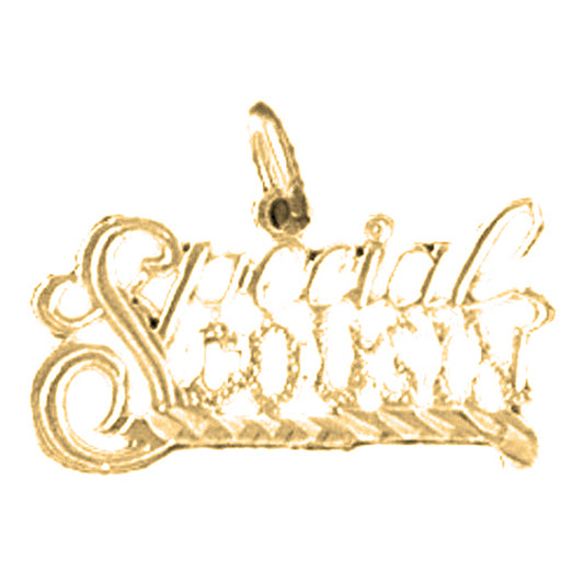 14K or 18K Gold Special Cousin Pendant