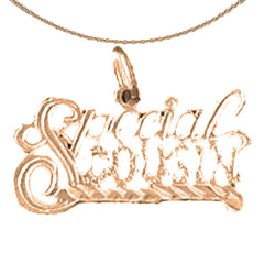 14K oder 18K Gold Besonderer Cousin-Anhänger