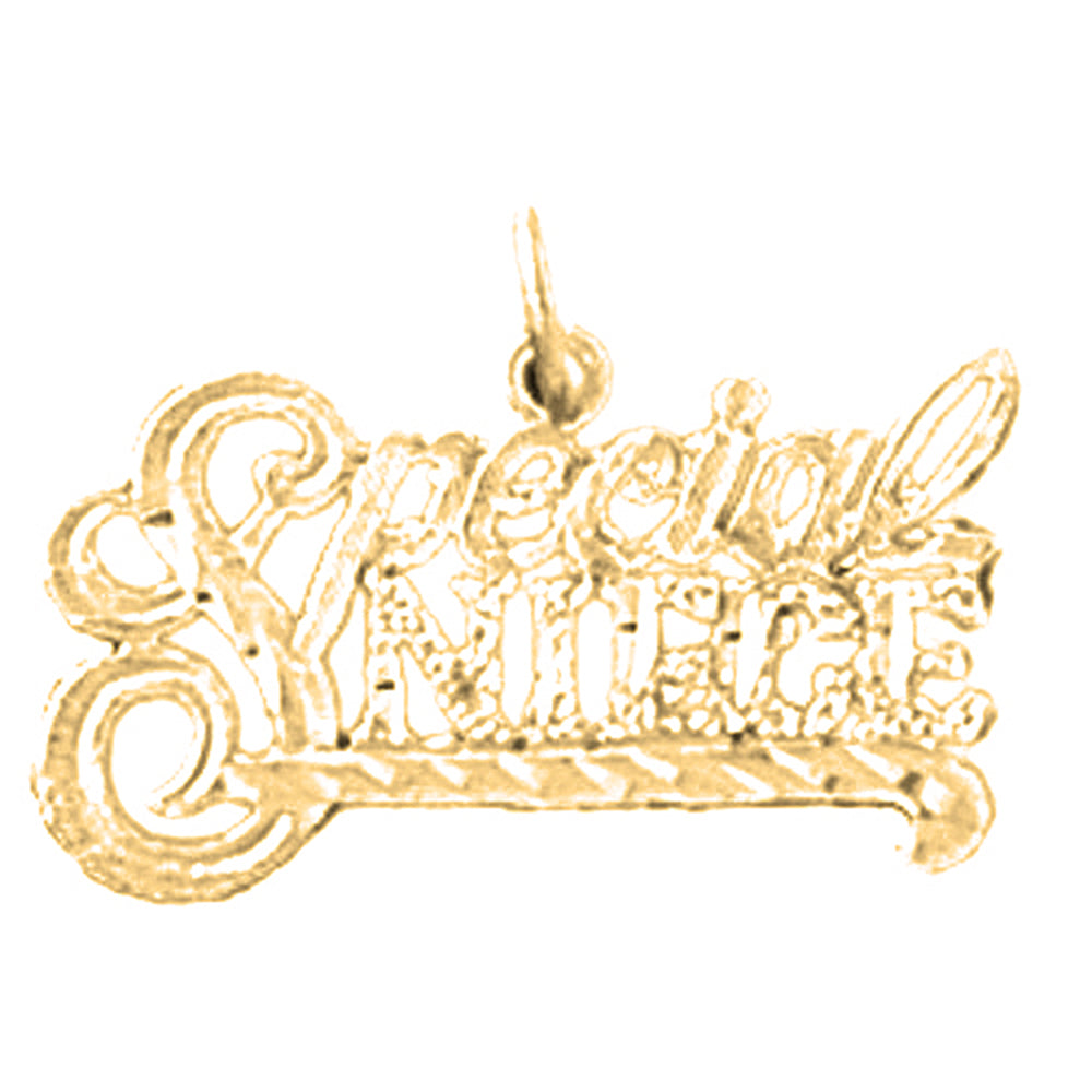 14K or 18K Gold Special Niece Pendant