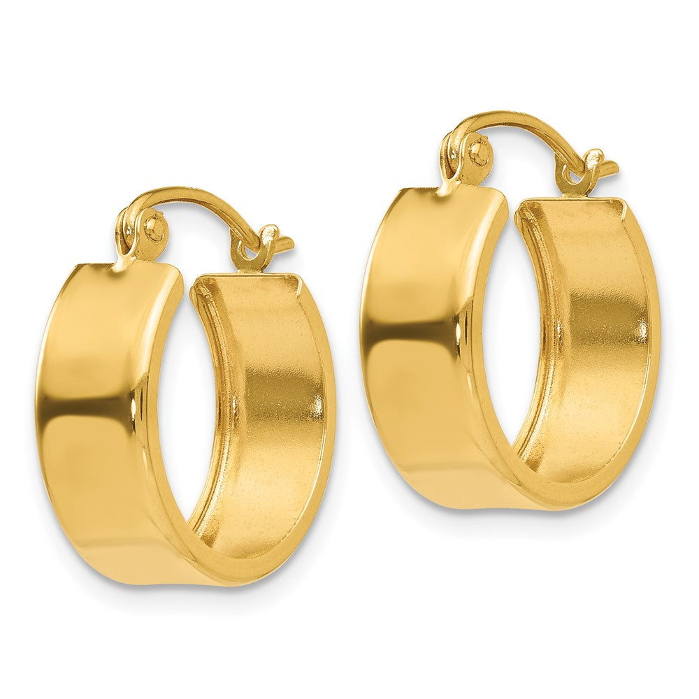 14K Yellow Gold Small Hoop Earrings