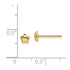 14K Yellow Gold Madi K Star Post Earrings