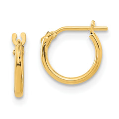 14K Yellow Gold Madi K Hoop Earrings