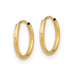 14K Yellow Gold Madi K Endless Hoop Earrings