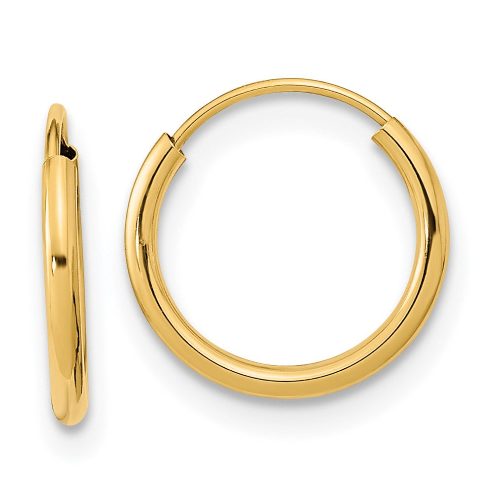 14K Yellow Gold Madi K Endless Hoop Earrings