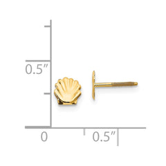 14K Yellow Gold Madi K Shell Post Earrings
