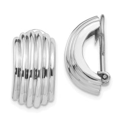 14K White Gold Non-pierced Earrings