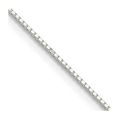 Sterling Silver 0.8mm 8 Side Diamond-cut Box Chain
