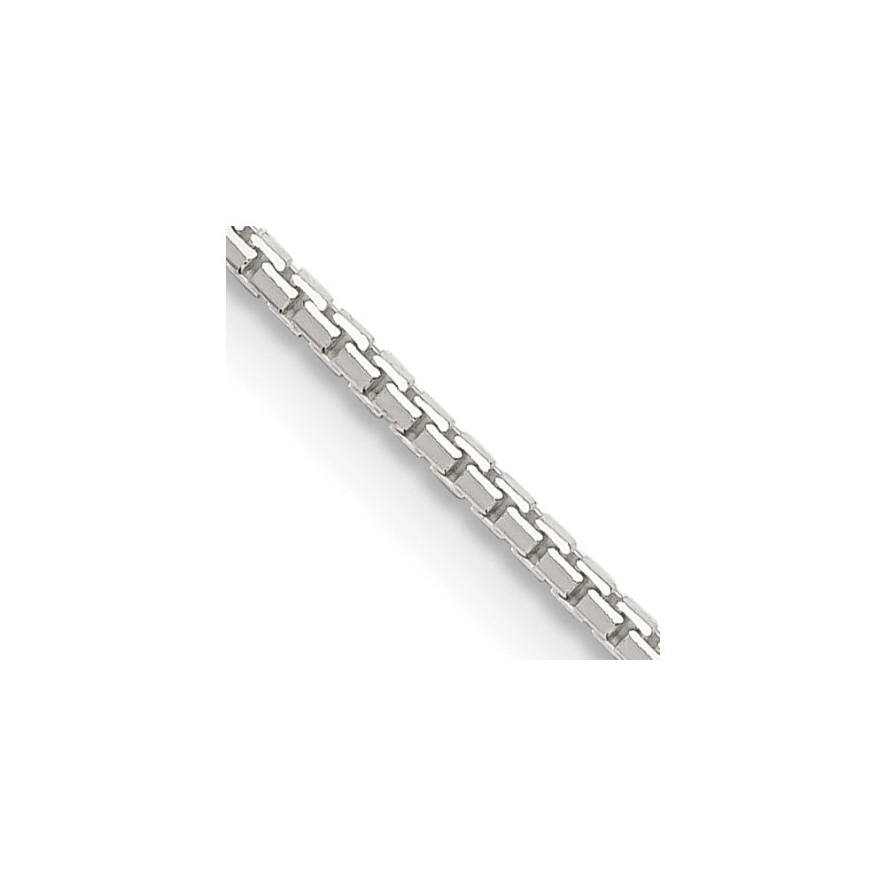 Sterling Silver 1.15mm 8 Side Diamond-cut Box Chain