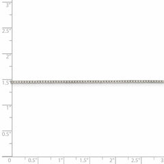 Sterling Silber 1,25 mm 8-seitige Diamantschliff-Kette